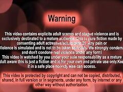 a wife helplessly watches as her husband is forced to engage in rough rape sex with a stranger in an amateur homemade video.